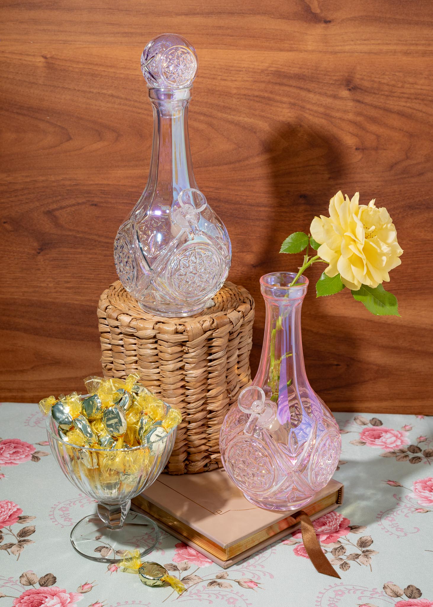 DECANTER BONG - PINK IRIDESCENT - Image 4