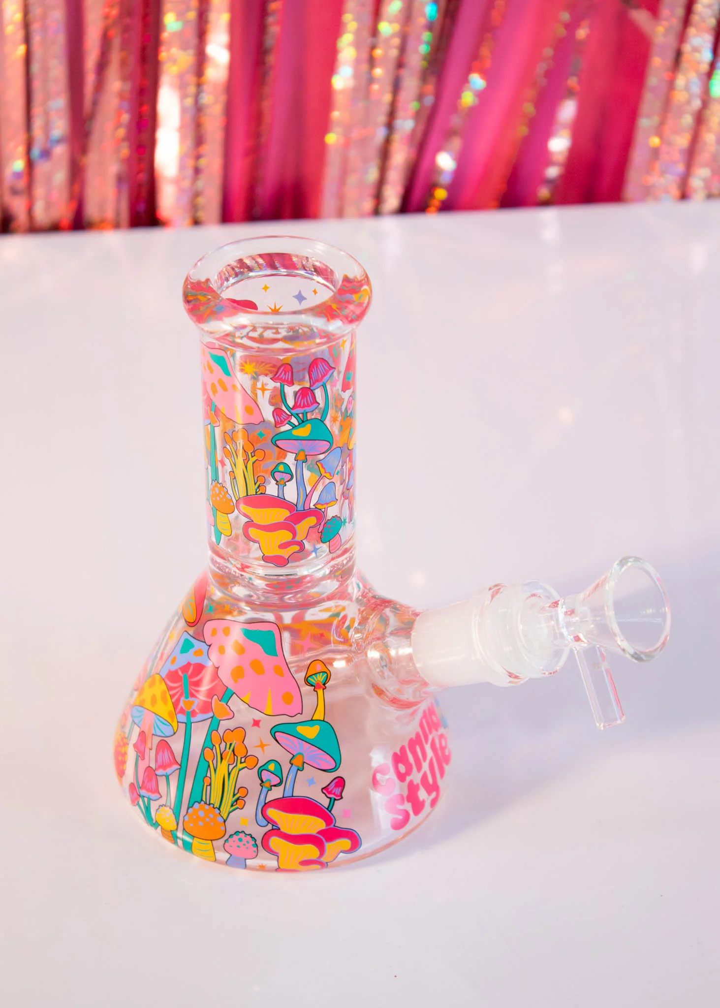 COLORFUL MUSHROOM BONG 6" - Image 5