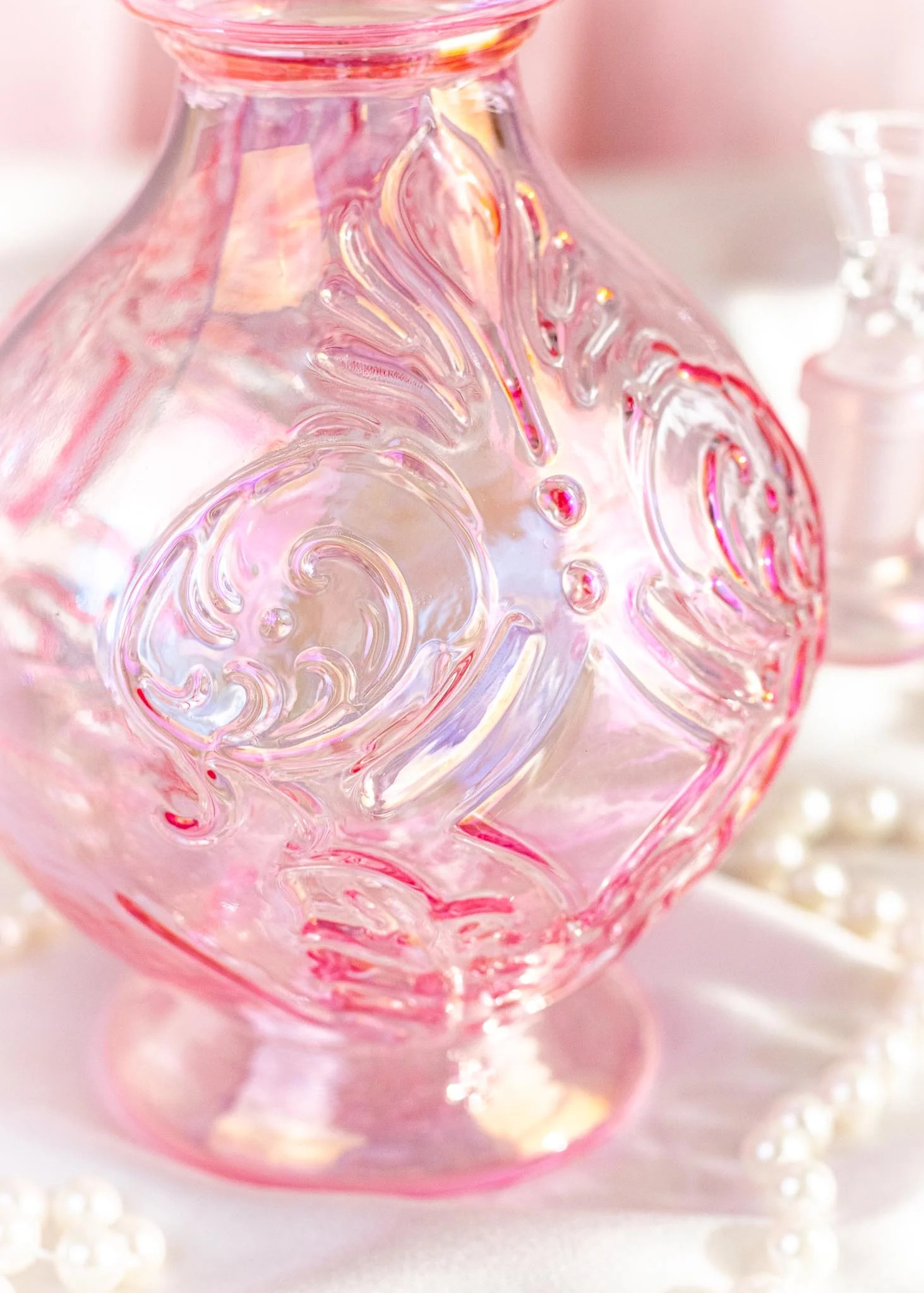 PINK PERFUME BOTTLE BONG - Image 3