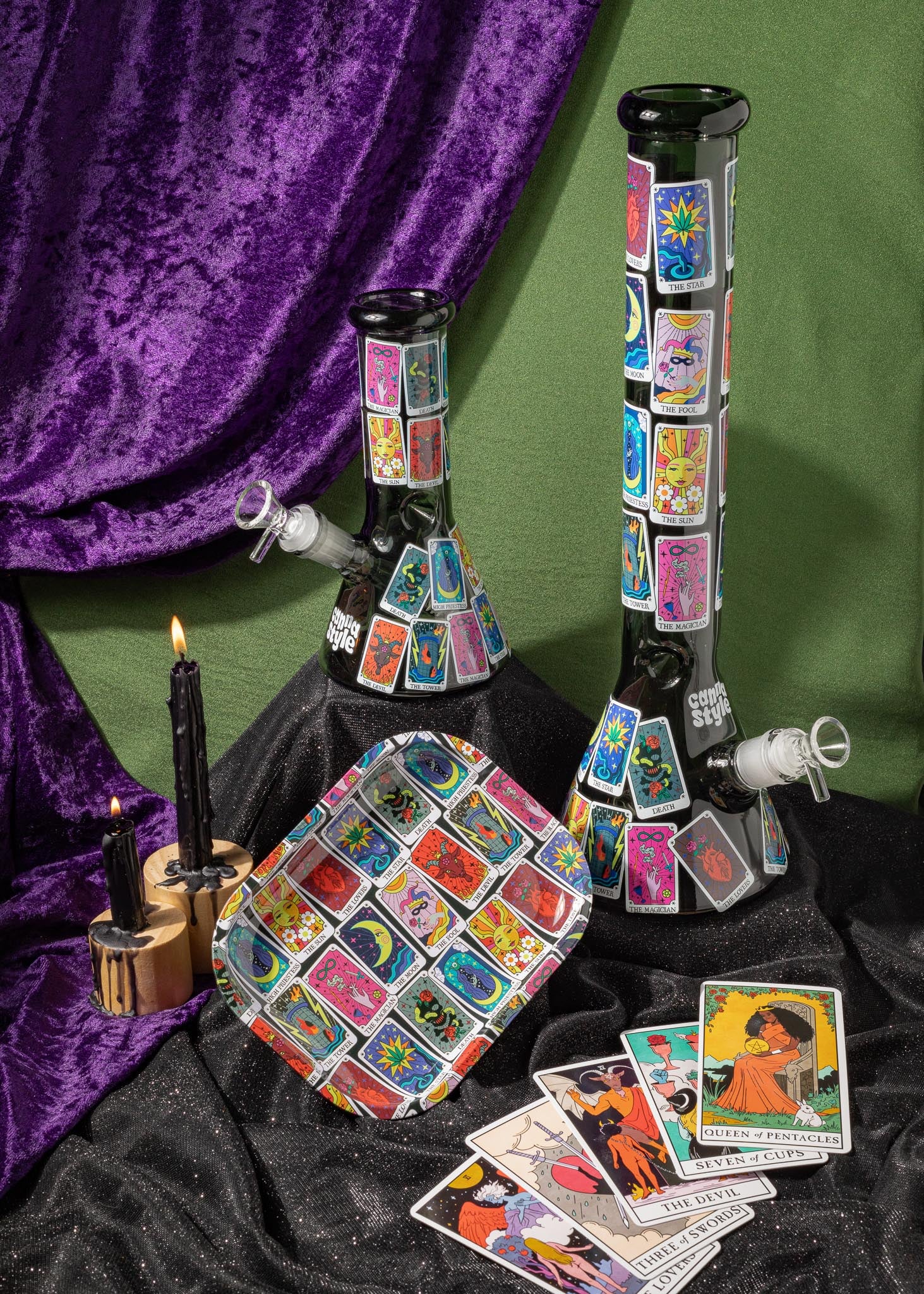 TAROT CARD BONG 8" - Image 4